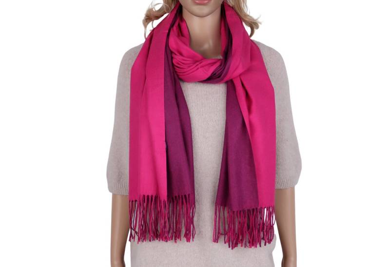 MIRROSI Modeschal weicher und warmer Schal Unifarbe weiseitig tragbar, 70x180cm, (Klassische Uni-Farbe), Damen Halstuch ideal für Herbst und Winter von MIRROSI