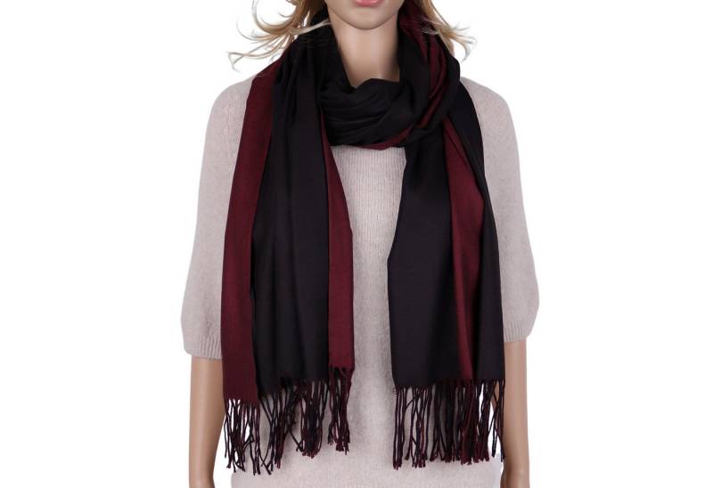 MIRROSI Modeschal weicher und warmer Schal Unifarbe weiseitig tragbar, 70x180cm, (Klassische Uni-Farbe), Damen Halstuch ideal für Herbst und Winter von MIRROSI