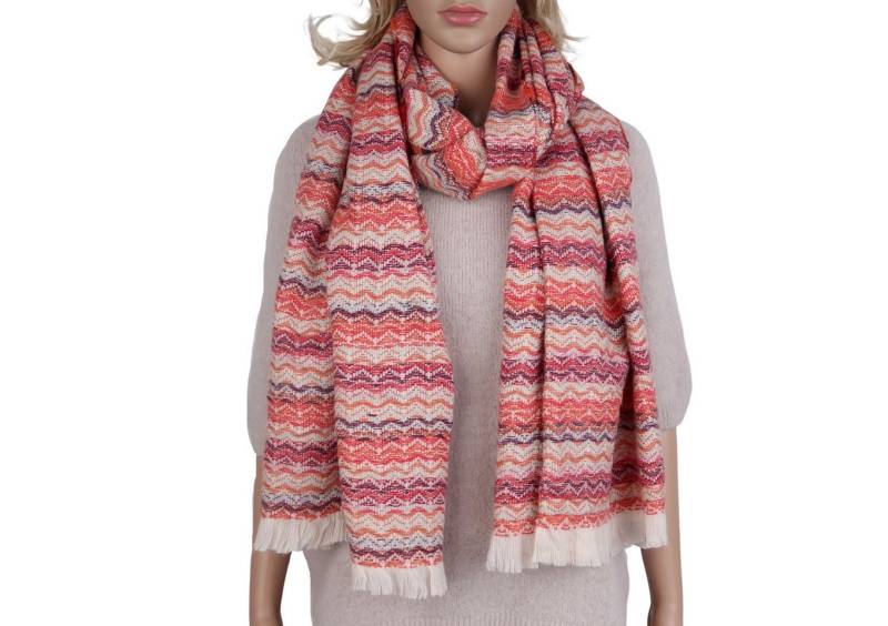 MIRROSI Modeschal weicher und warmer Schal Wellenmuster, 70x180cm, (ca.245 Gramm, Neue Kollektion Herbst/Winter 2025), Damen Halstuch ideal für Herbst und Winter von MIRROSI