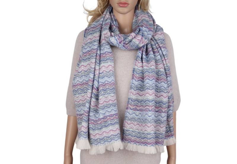 MIRROSI Modeschal weicher und warmer Schal Wellenmuster, 70x180cm, (ca.245 Gramm, Neue Kollektion Herbst/Winter 2025), Damen Halstuch ideal für Herbst und Winter von MIRROSI