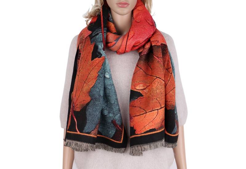 MIRROSI Modeschal weicher und warmer Schal ca.70x180cm, Gemälde Design, (Neue Kollektion Herbst/Winter 2025, ca. 400 Gramm), Damen Halstuch ideal für Herbst und Winter von MIRROSI