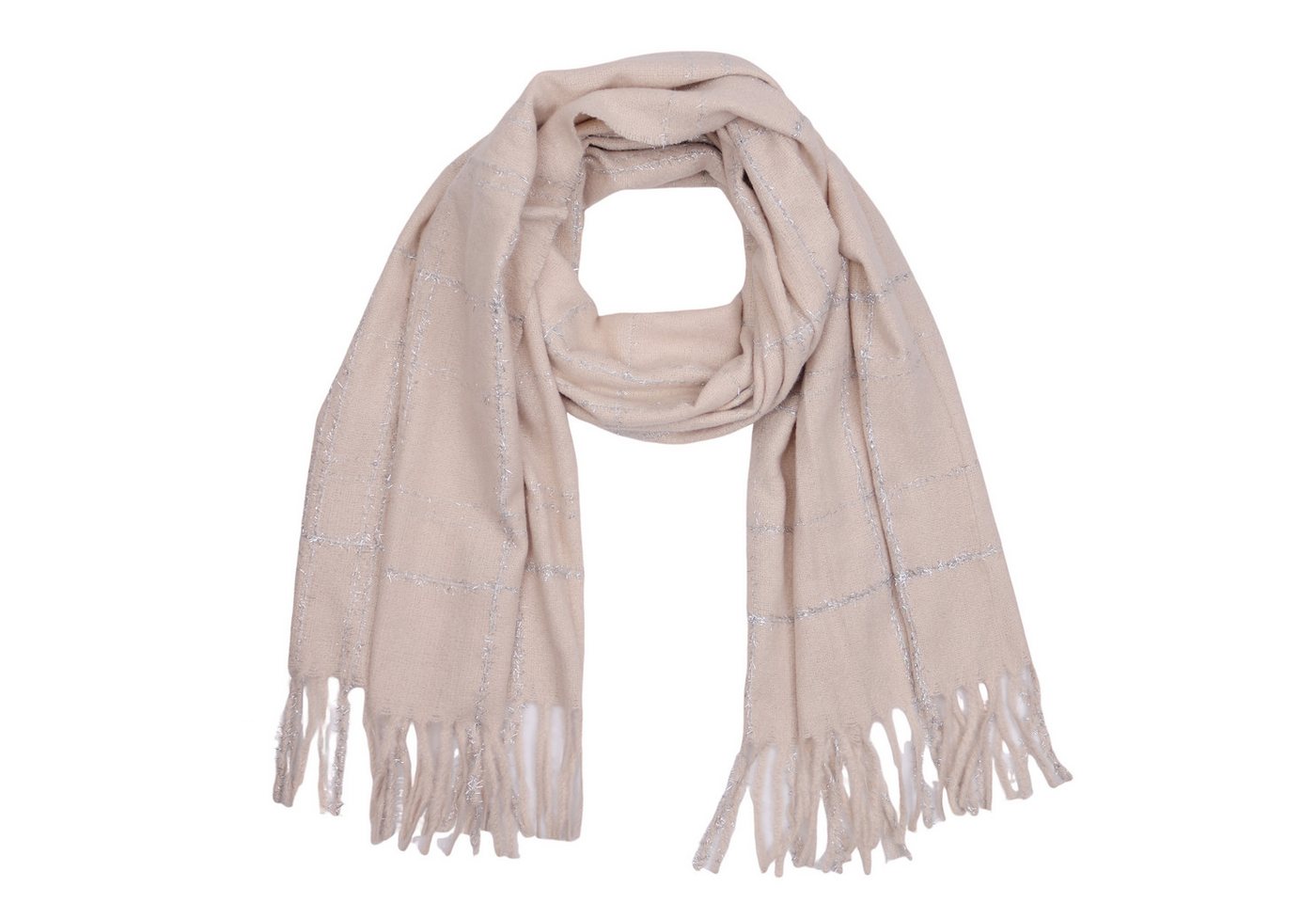 MIRROSI Modeschal weicher und warmer Schal mit Fransen, ca.65x180cm, (Schlichte Unifarbe), Damen Halstuch ideal für Herbst und Winter von MIRROSI