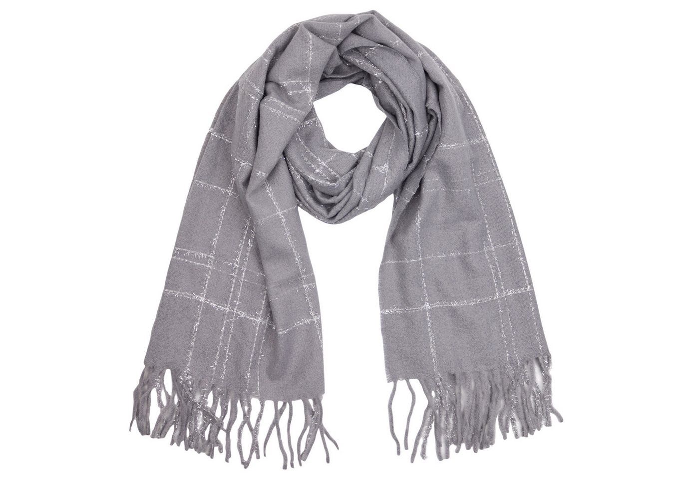 MIRROSI Modeschal weicher und warmer Schal mit Fransen, ca.65x180cm, (Schlichte Unifarbe), Damen Halstuch ideal für Herbst und Winter von MIRROSI