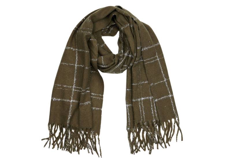 MIRROSI Modeschal weicher und warmer Schal mit Fransen, ca.65x180cm, (Schlichte Unifarbe), Damen Halstuch ideal für Herbst und Winter von MIRROSI