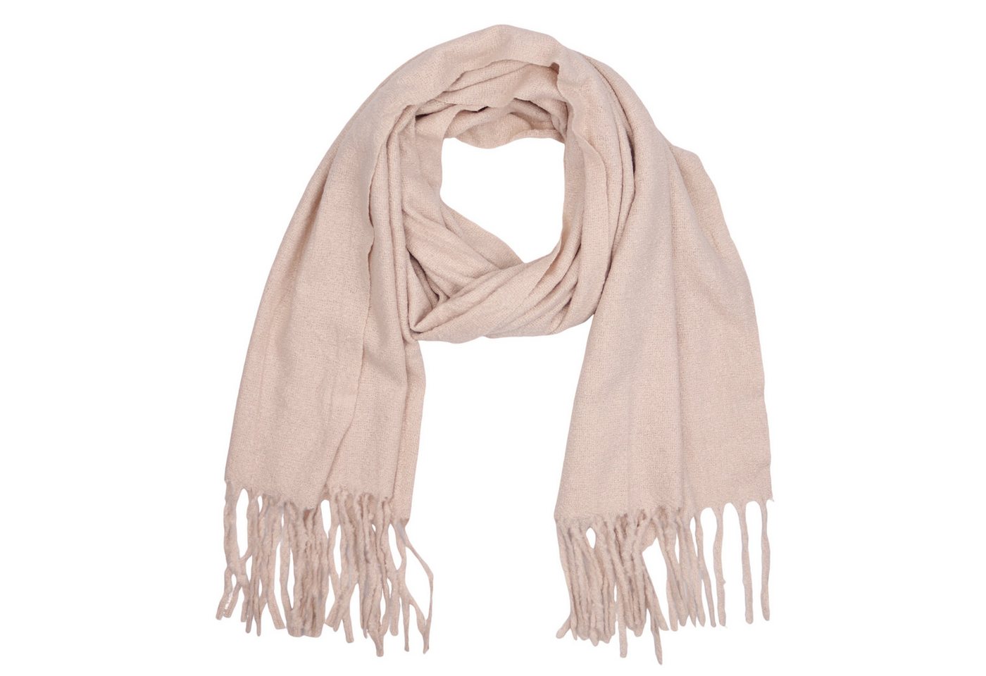 MIRROSI Modeschal weicher und warmer Unifarbe Schal mit Fransen, 65x180cm, Feine Struktur, Damen Halstuch ideal für Herbst und Winter von MIRROSI