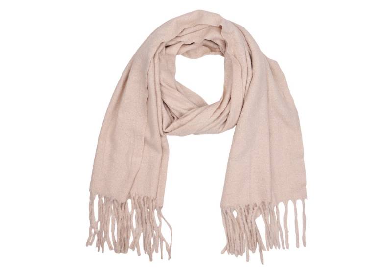 MIRROSI Modeschal weicher und warmer Unifarbe Schal mit Fransen, 65x180cm, Feine Struktur, Damen Halstuch ideal für Herbst und Winter von MIRROSI