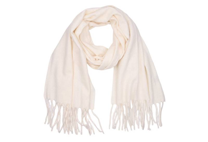 MIRROSI Modeschal weicher und warmer Unifarbe Schal mit Fransen, 65x180cm, Feine Struktur, Damen Halstuch ideal für Herbst und Winter von MIRROSI