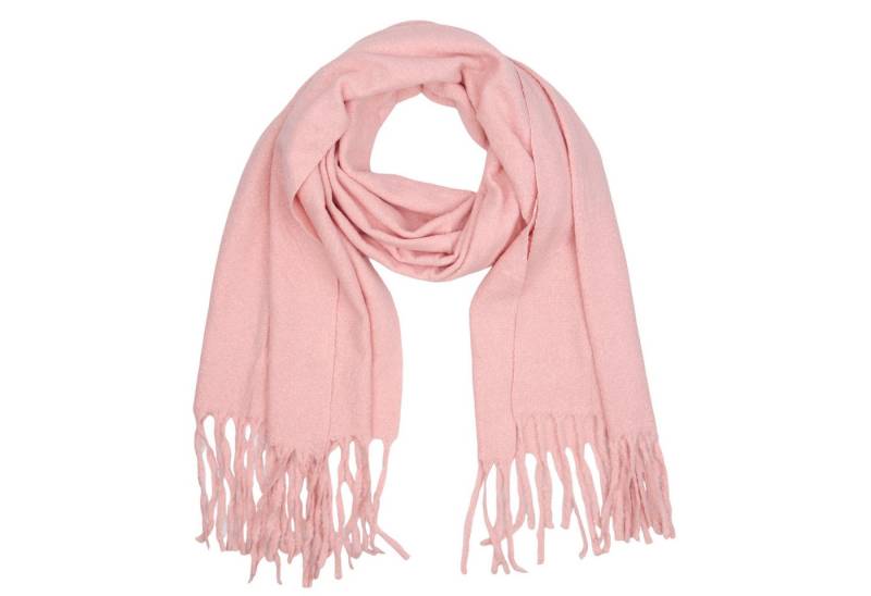 MIRROSI Modeschal weicher und warmer Unifarbe Schal mit Fransen, 65x180cm, Feine Struktur, Damen Halstuch ideal für Herbst und Winter von MIRROSI