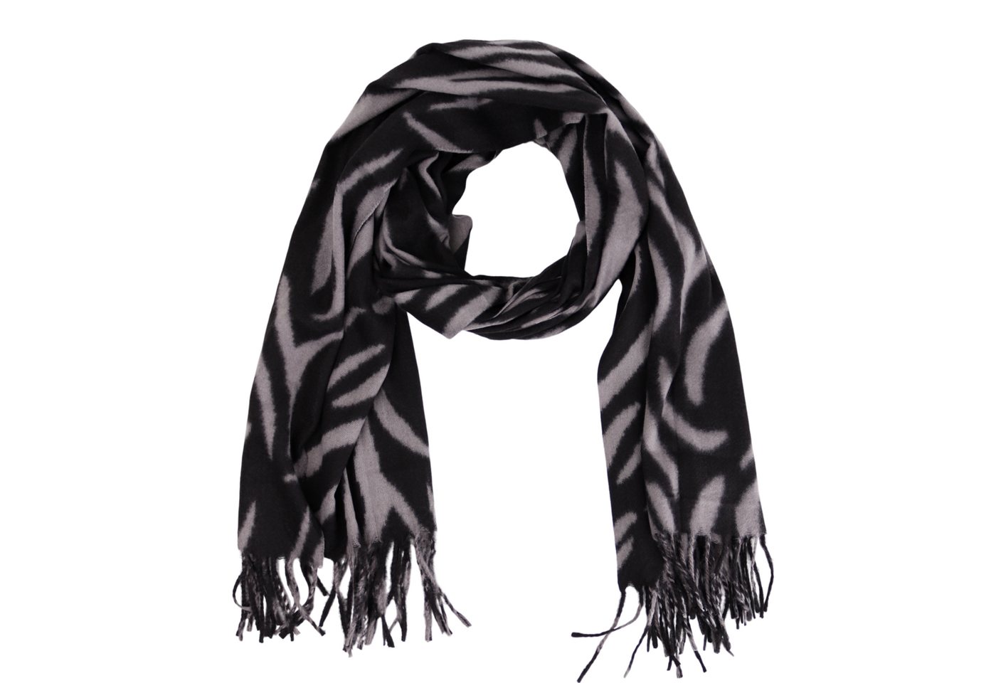 MIRROSI Modeschal weicher und warmer Zebra Muster mit Fransen, 70x180cm, Damen Halstuch Stola ideal für Herbst und Winter MIRROSI Modeschal weicher und warmer Zebra Muster mit Fransen, 70x180cm, Damen Halstuch Stola ideal für Herbst und Winter von MIRROSI
