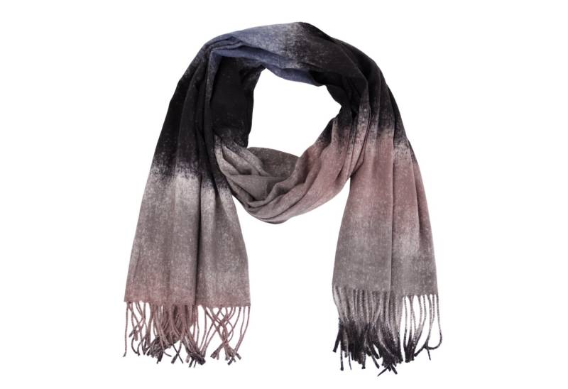 MIRROSI Modeschal weicher und warmer im Farbverlauf mit Fransen, 70x180cm, (Bunt), Damen Halstuch Stola ideal für Herbst und Winter von MIRROSI