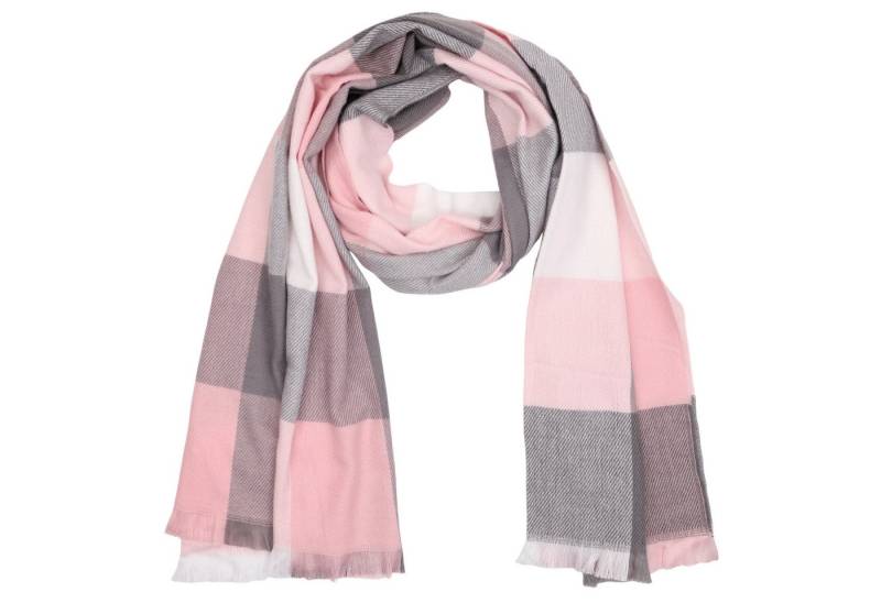 MIRROSI Modeschal weicher und warmer karierter Schal Kurze Fransen, 70x200 cm, (viele tolle Farboptionen zur Auswahl), Damen Halstuch ideal für Herbst und Winter von MIRROSI
