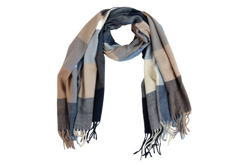 MIRROSI Modeschal weicher und warmer karierter Schal mit Fransen, 70x180cm, (Viele tolle Farboptionen zur Auswahl), Damen Halstuch ideal für Herbst und Winter von MIRROSI