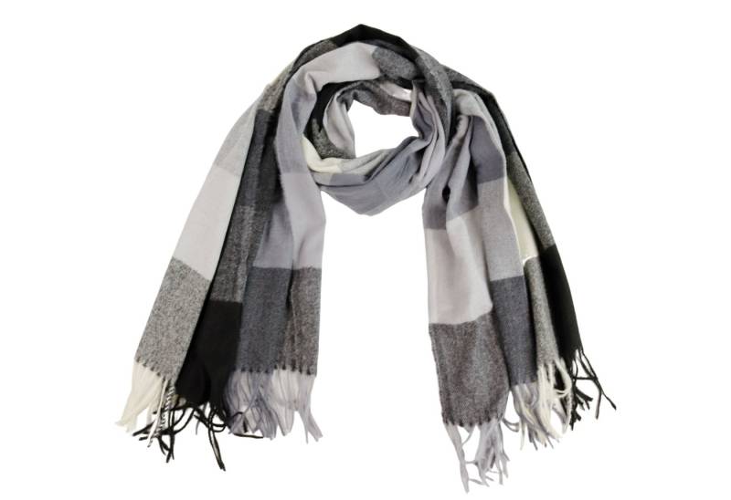 MIRROSI Modeschal weicher und warmer karierter Schal mit Fransen, 70x180cm, (Viele tolle Farboptionen zur Auswahl), Damen Halstuch ideal für Herbst und Winter von MIRROSI