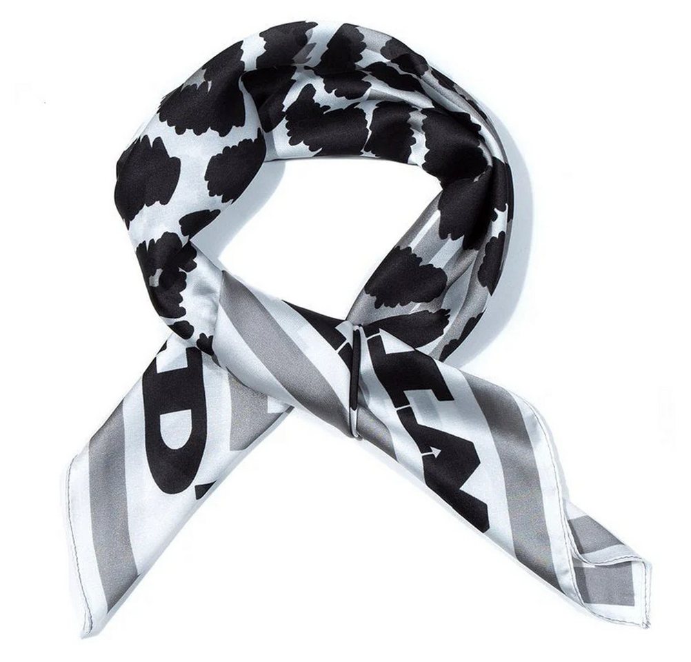 MIRROSI Nickituch Vierecktuch ca. 68x68cm Leo Muster, Damen Halstuch deal für Frühling,Sommer, Herbst von MIRROSI