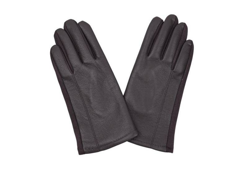 MIRROSI PU-Handschuhe Herren Hochwertiges Kunstleder, warm gefüttert (Einheitsgröße) Perfekt für Herbst, Winter & Geschenke von MIRROSI