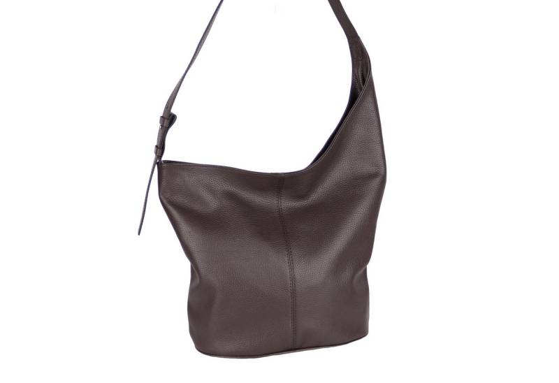 MIRROSI Shopper Aus Echtleder, Made in Itlay Beuteltasche, Tragetasche (35x30x15cm) mit viel Stauraum von MIRROSI