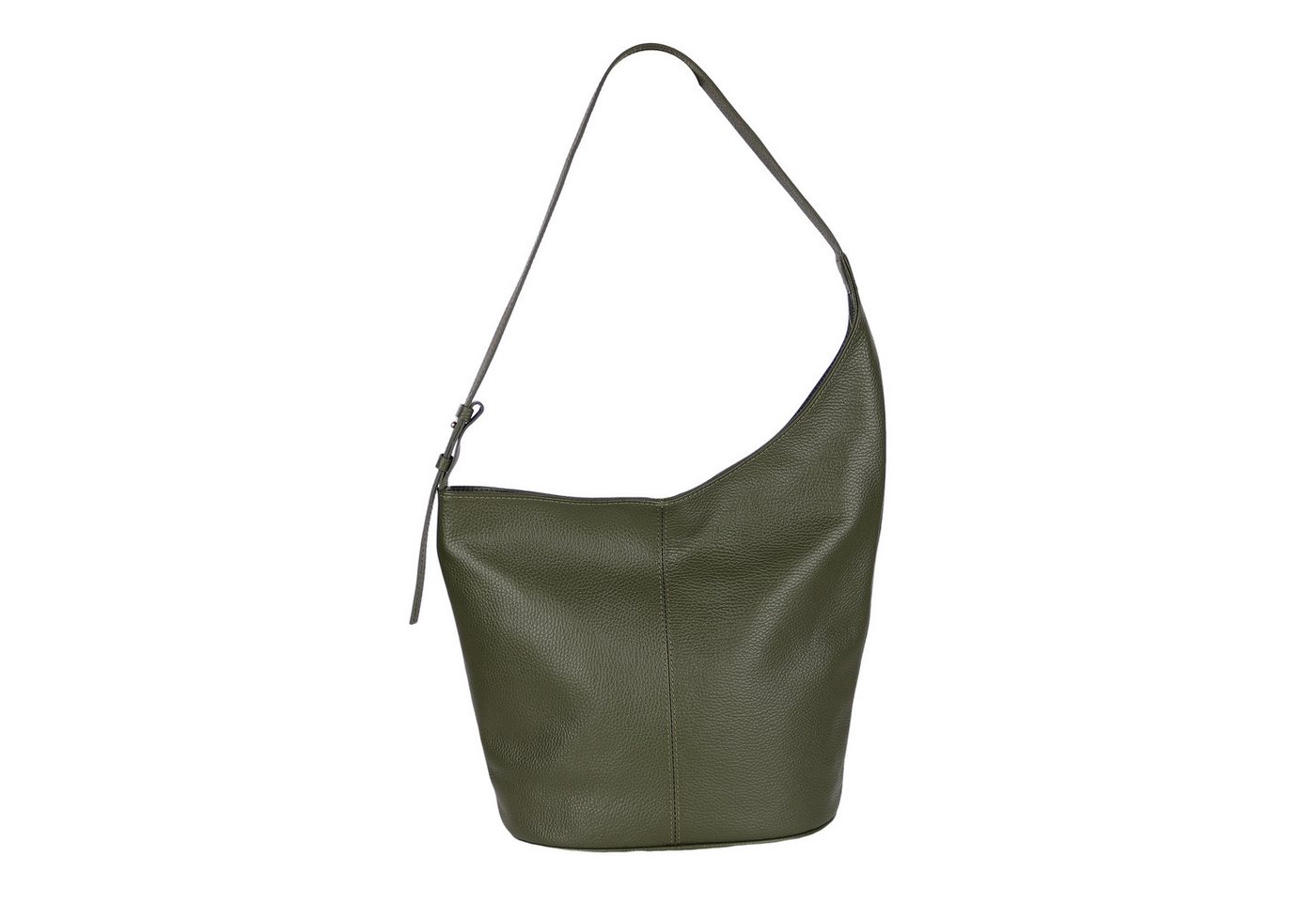 MIRROSI Shopper Aus Echtleder, Made in Itlay Beuteltasche, Tragetasche (35x30x15cm) mit viel Stauraum von MIRROSI