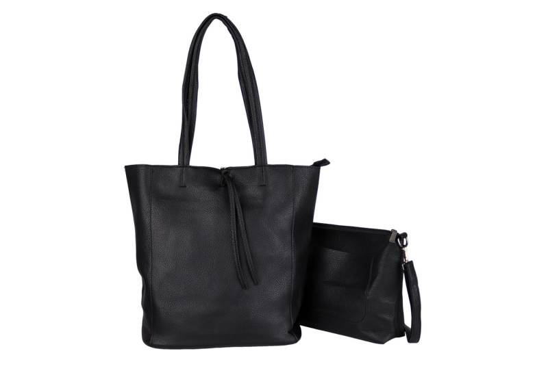 MIRROSI Shopper Damen Große Umhängetasche aus weichem Kunstleder (30x35x13cm), Die passende Innentasche ist im Set enthalten von MIRROSI