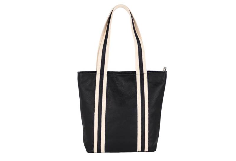 MIRROSI Shopper aus Echtleder, Made in Italy, Shopper Tasche, Tragetasche (30x35x12cm) mit Stauraum A4 Ordner von MIRROSI