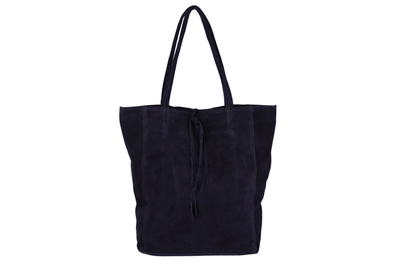MIRROSI Shopper aus Echtleder / Wildleder, Made in Italy, Henkeltasche Tasche (Einkaufstasche in vielen trendigen Farben), Tragetasche (38x38x16cm) mit Stauraum A4 Ordner von MIRROSI
