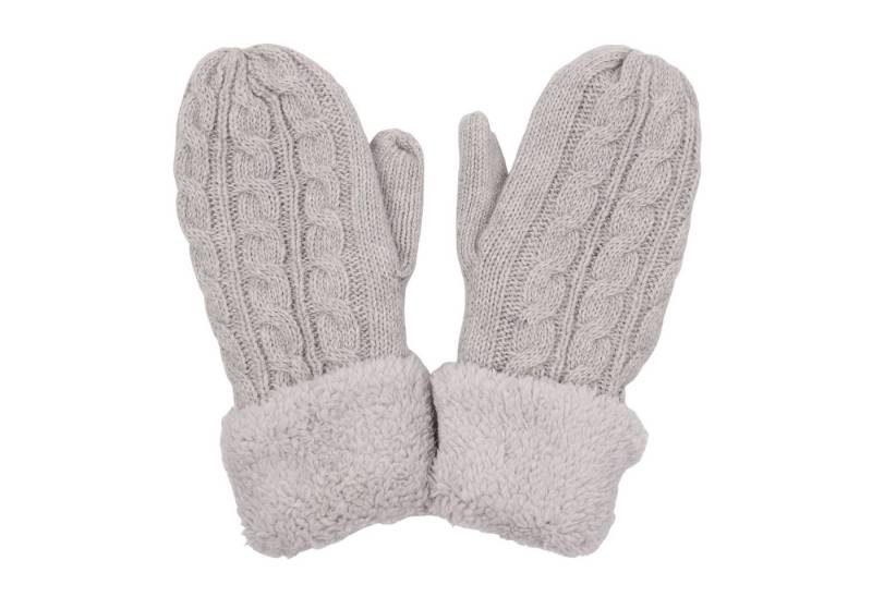 MIRROSI Strickhandschuhe Damen Handschuhe Fausthandschuhe warm durch gefüttert (Mit klassischem Zopfmuster) sehr weich und warm ideal für Herbst oder Winter von MIRROSI