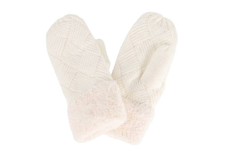 MIRROSI Strickhandschuhe Damen Handschuhe Fausthandschuhe warm durch gefüttert sehr weich und warm ideal für Herbst oder Winter von MIRROSI