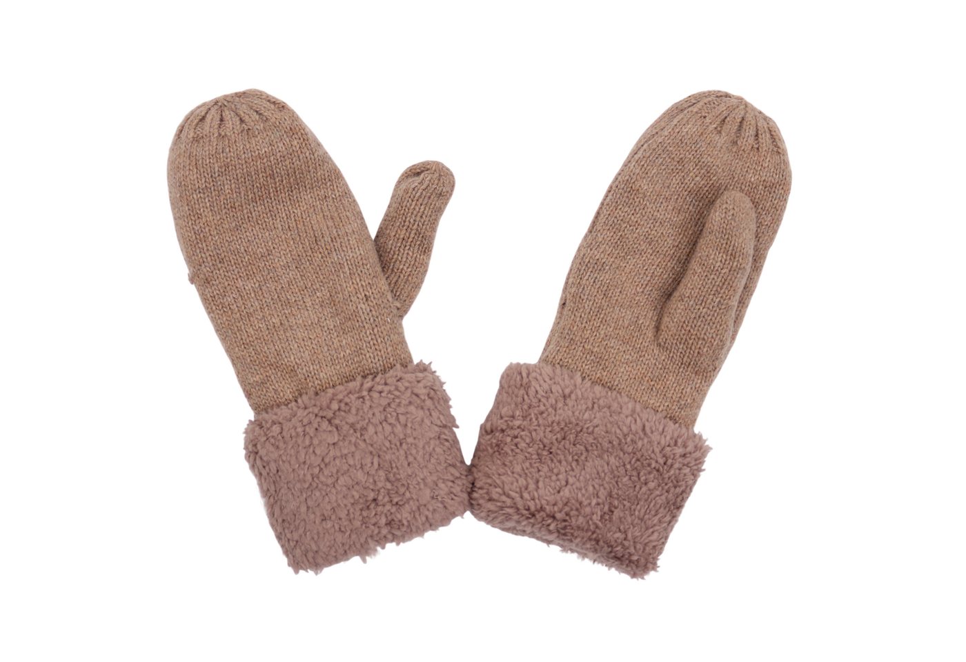 MIRROSI Strickhandschuhe Damen Handschuhe Fausthandschuhe warm durch gefüttert sehr weich und warm ideal für Herbst oder Winter von MIRROSI