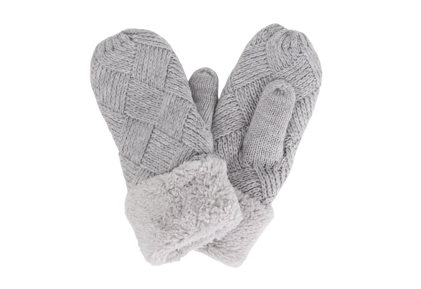 MIRROSI Strickhandschuhe Damen Handschuhe Fausthandschuhe warm durch gefüttert sehr weich und warm ideal für Herbst oder Winter von MIRROSI