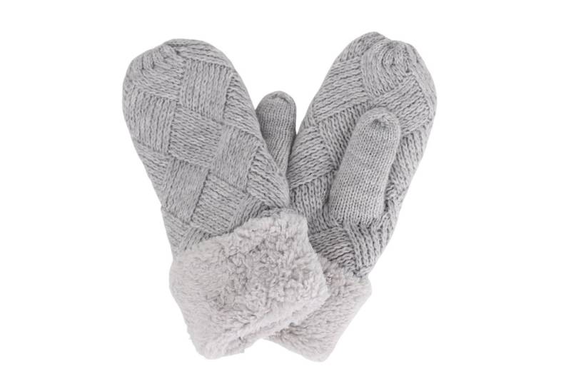 MIRROSI Strickhandschuhe Damen Handschuhe Fausthandschuhe warm durch gefüttert sehr weich und warm ideal für Herbst oder Winter von MIRROSI