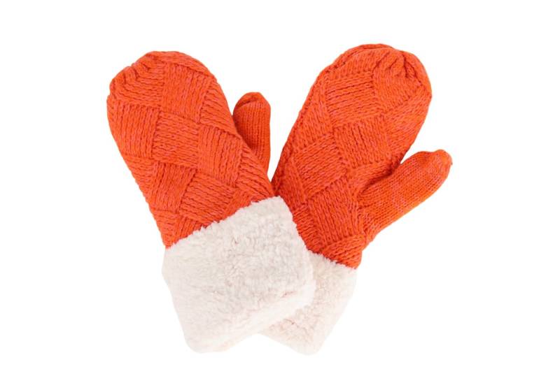 MIRROSI Strickhandschuhe Damen Handschuhe Fausthandschuhe warm durch gefüttert sehr weich und warm ideal für Herbst oder Winter von MIRROSI