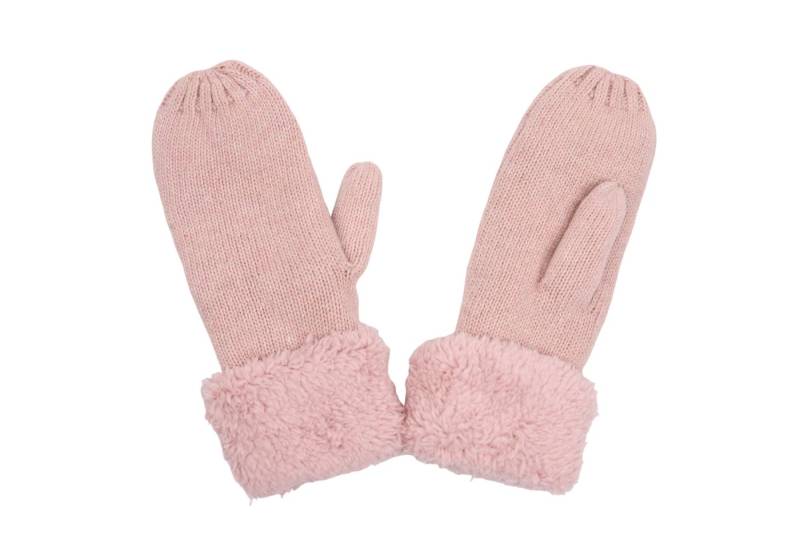 MIRROSI Strickhandschuhe Damen Handschuhe Fausthandschuhe warm durch gefüttert sehr weich und warm ideal für Herbst oder Winter von MIRROSI