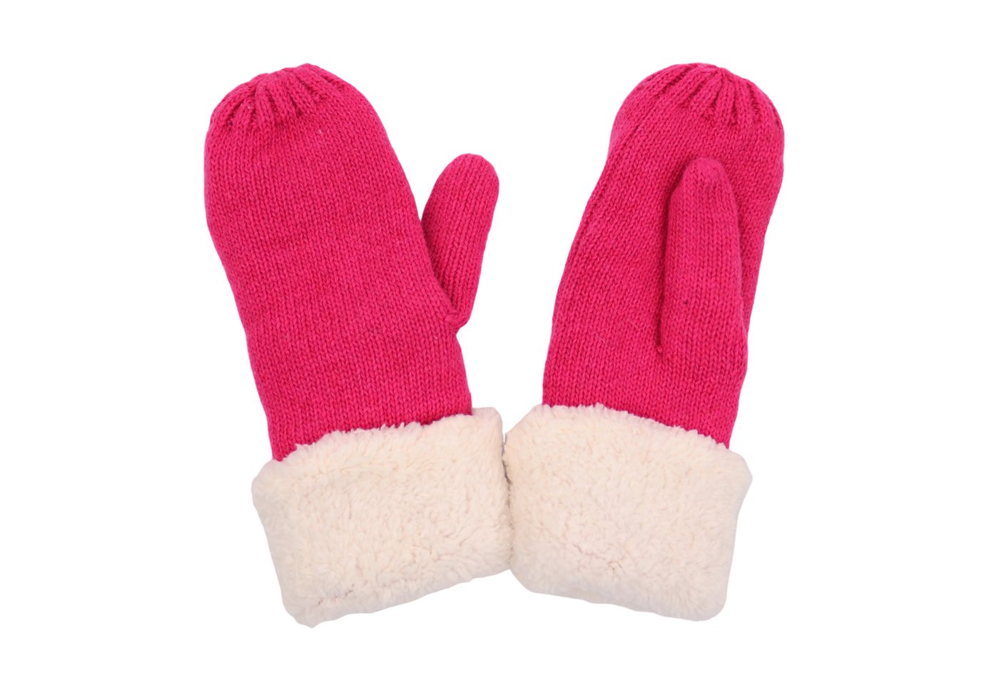 MIRROSI Strickhandschuhe Damen Handschuhe Fausthandschuhe warm durch gefüttert sehr weich und warm ideal für Herbst oder Winter von MIRROSI