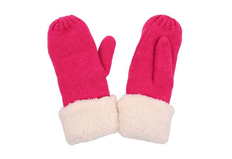 MIRROSI Strickhandschuhe Damen Handschuhe Fausthandschuhe warm durch gefüttert sehr weich und warm ideal für Herbst oder Winter von MIRROSI