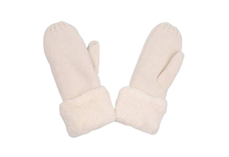 MIRROSI Strickhandschuhe Damen Handschuhe Fausthandschuhe warm durch gefüttert sehr weich und warm ideal für Herbst oder Winter von MIRROSI