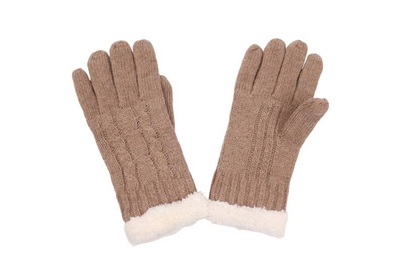 MIRROSI Strickhandschuhe Damen Handschuhe warm Weich, Einheitsgröße, gefüttert sehr weich und warm ideal für Herbst oder Winter von MIRROSI