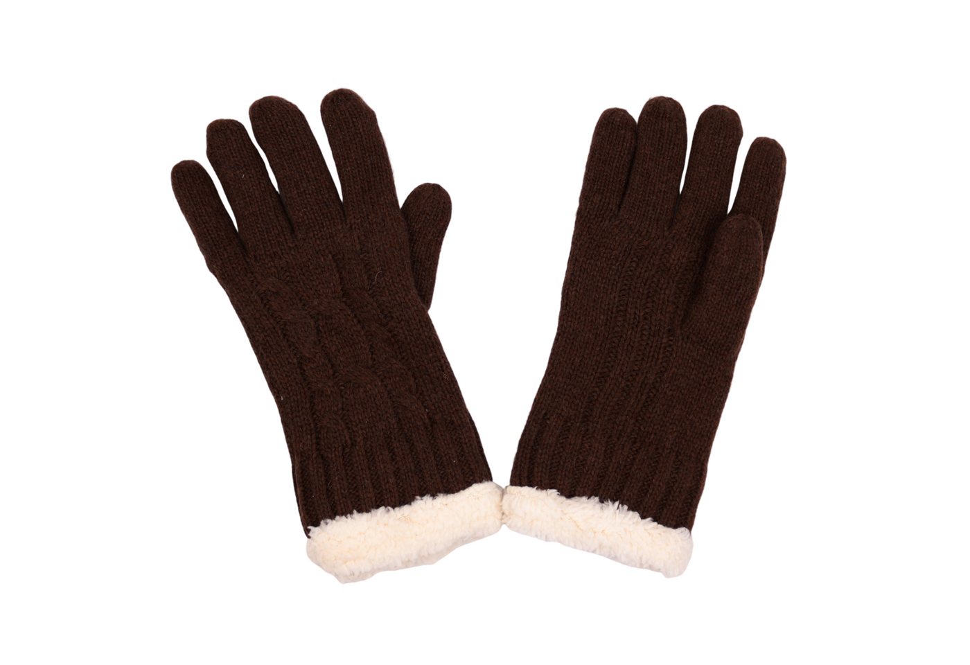 MIRROSI Strickhandschuhe Damen Handschuhe warm Weich, Einheitsgröße, gefüttert sehr weich und warm ideal für Herbst oder Winter von MIRROSI