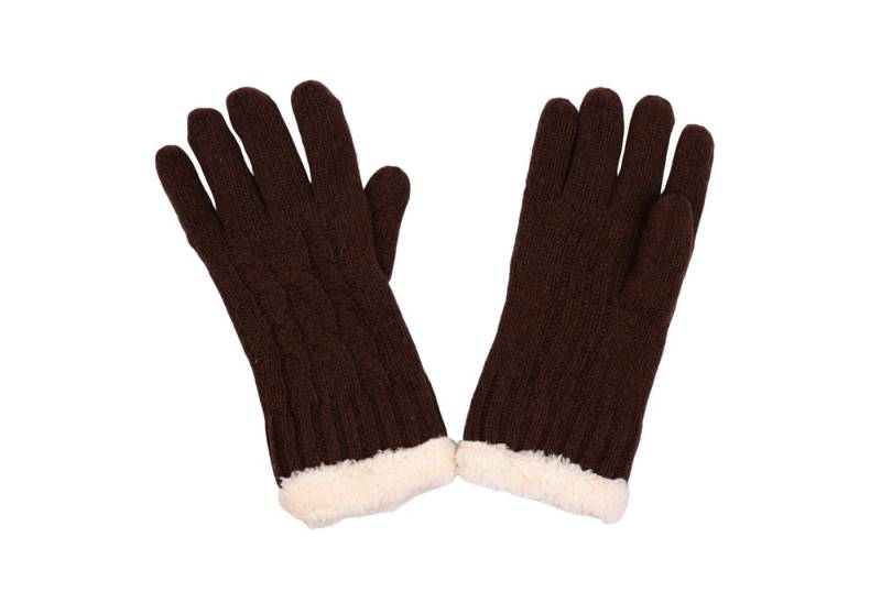 MIRROSI Strickhandschuhe Damen Handschuhe warm Weich, Einheitsgröße, gefüttert sehr weich und warm ideal für Herbst oder Winter von MIRROSI