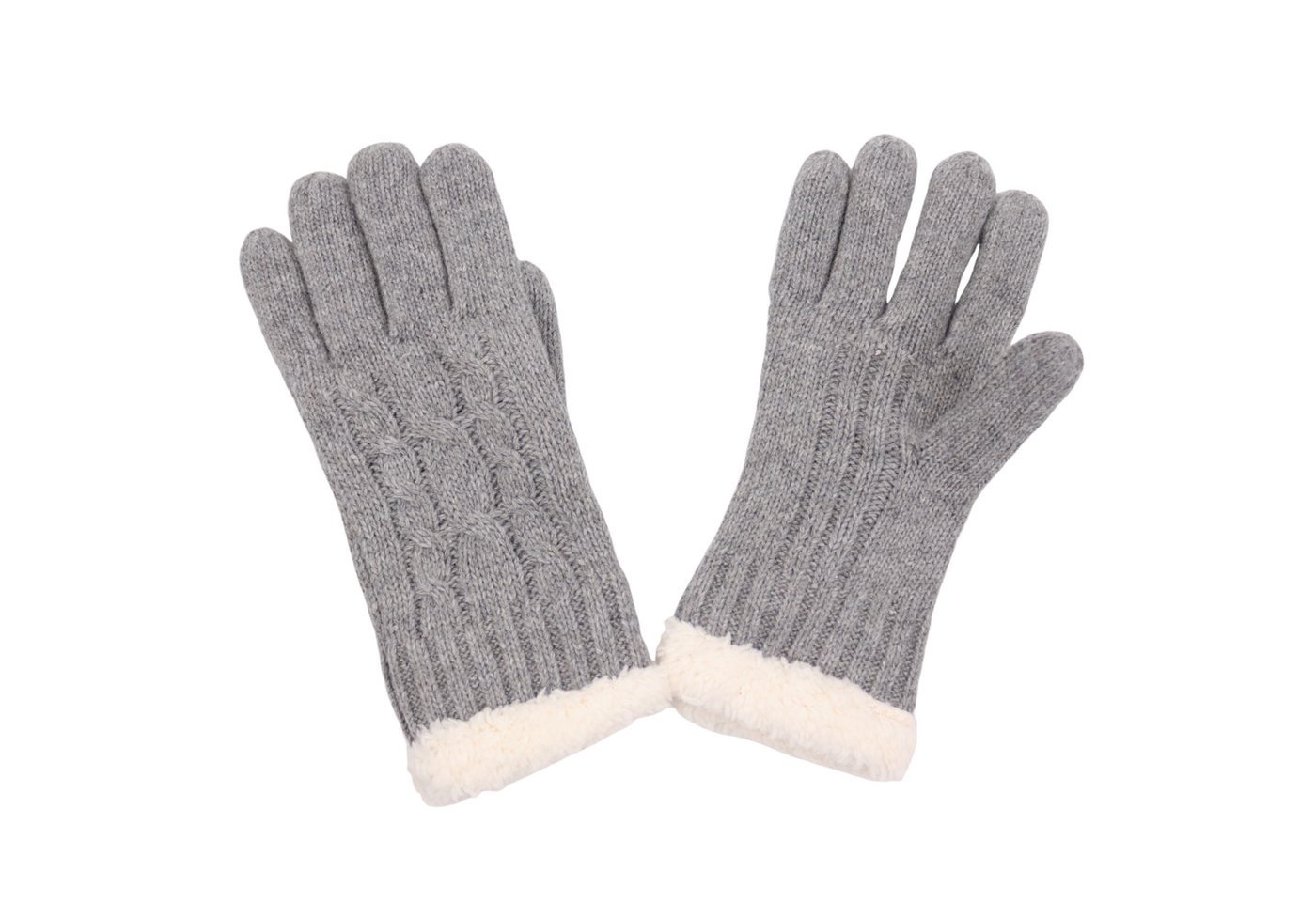 MIRROSI Strickhandschuhe Damen Handschuhe warm Weich, Einheitsgröße, gefüttert sehr weich und warm ideal für Herbst oder Winter von MIRROSI