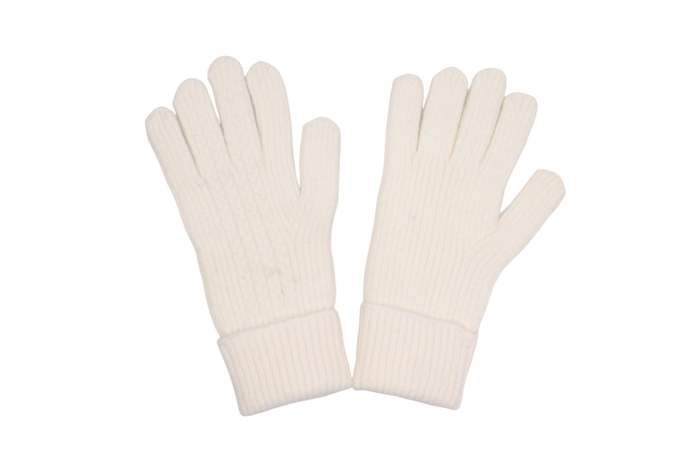MIRROSI Strickhandschuhe Damen Handschuhe warm Weich, Einheitsgröße Zopfmuster sehr weich und warm ideal für Herbst oder Winter von MIRROSI