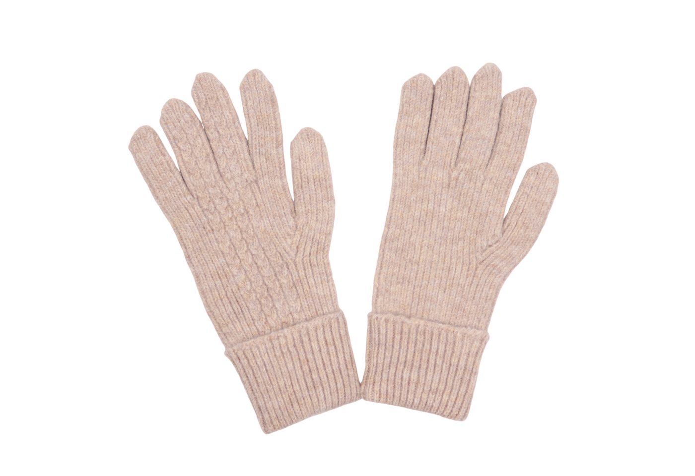 MIRROSI Strickhandschuhe Damen Handschuhe warm Weich, Einheitsgröße Zopfmuster sehr weich und warm ideal für Herbst oder Winter von MIRROSI