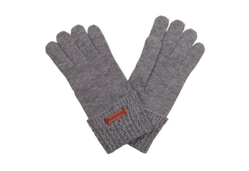 MIRROSI Strickhandschuhe Damen Handschuhe warm Weich, Einheitsgröße Zopfmuster sehr weich und warm ideal für Herbst oder Winter von MIRROSI