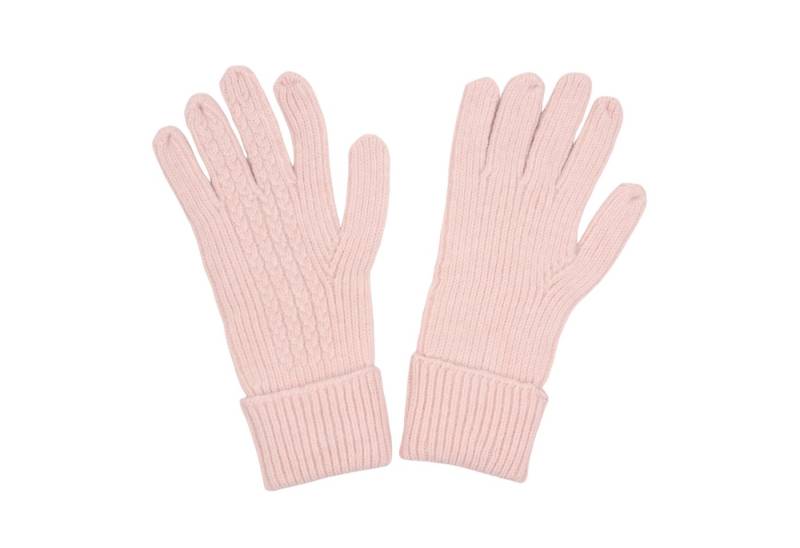 MIRROSI Strickhandschuhe Damen Handschuhe warm Weich, Einheitsgröße Zopfmuster sehr weich und warm ideal für Herbst oder Winter von MIRROSI