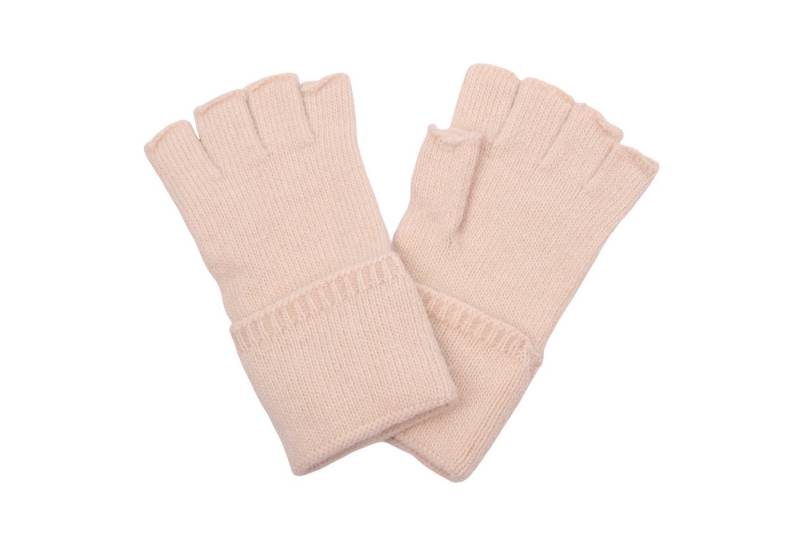 MIRROSI Strickhandschuhe Damen fingerlose Handschuhe mit 10 % Kaschmir-Anteil Zeitloses Unidesign, Einheitsgröße von MIRROSI