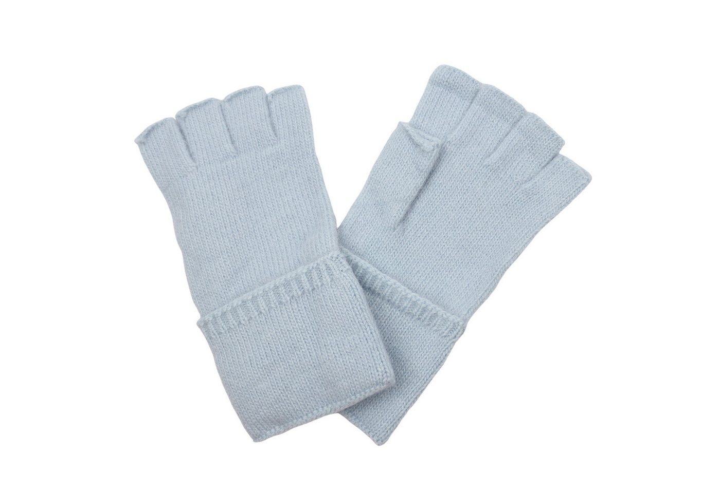 MIRROSI Strickhandschuhe Damen fingerlose Handschuhe mit 10 % Kaschmir-Anteil Zeitloses Unidesign, Einheitsgröße von MIRROSI