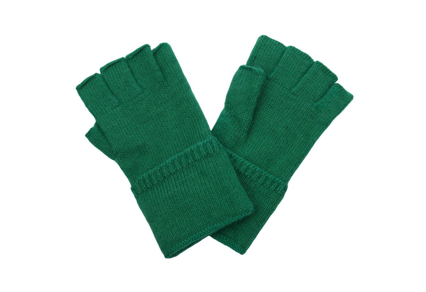 MIRROSI Strickhandschuhe Damen fingerlose Handschuhe mit 10 % Kaschmir-Anteil Zeitloses Unidesign, Einheitsgröße von MIRROSI