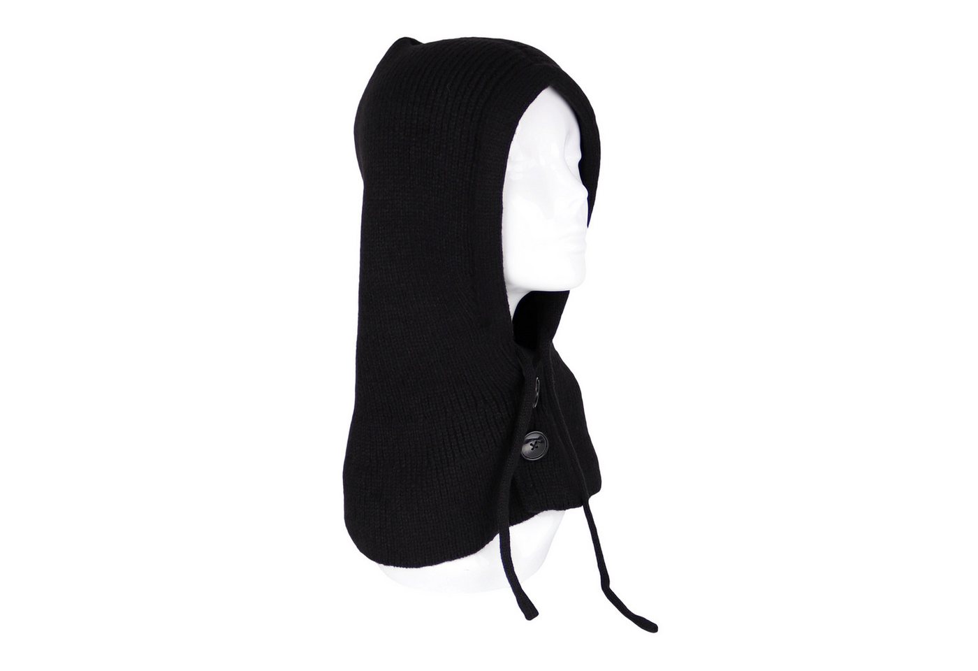 MIRROSI Strickmütze Damen BALACLAVA mit Zopfmuster oder Unifarben Wintermützen Bequem Atmungsaktiv Kuschelweich von MIRROSI