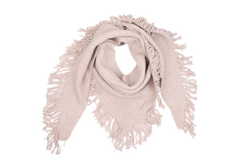 MIRROSI Strickponcho Damen Poncho Cape Dreieckstuch 2 in 1 mit Fransen von MIRROSI