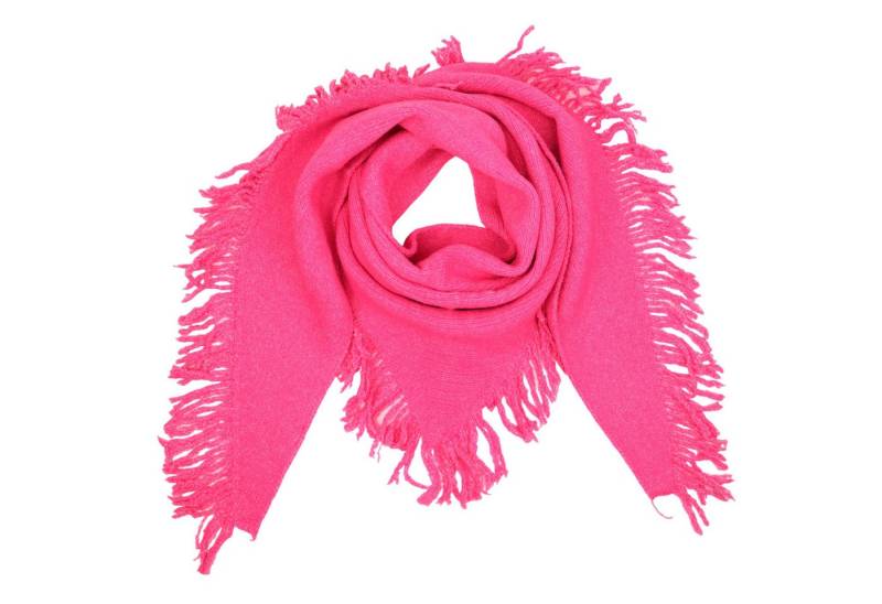 MIRROSI Strickponcho Damen Poncho Cape Dreieckstuch 2 in 1 mit Fransen von MIRROSI