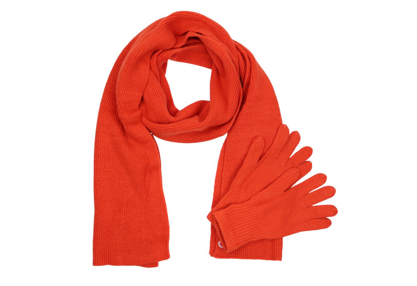 MIRROSI Strickschal Damen Schal Set mit Handschuhe 28x190cm, (1 Set (Schal + Handschuhe), Damen langes Halstuch mit Handschuhe von MIRROSI