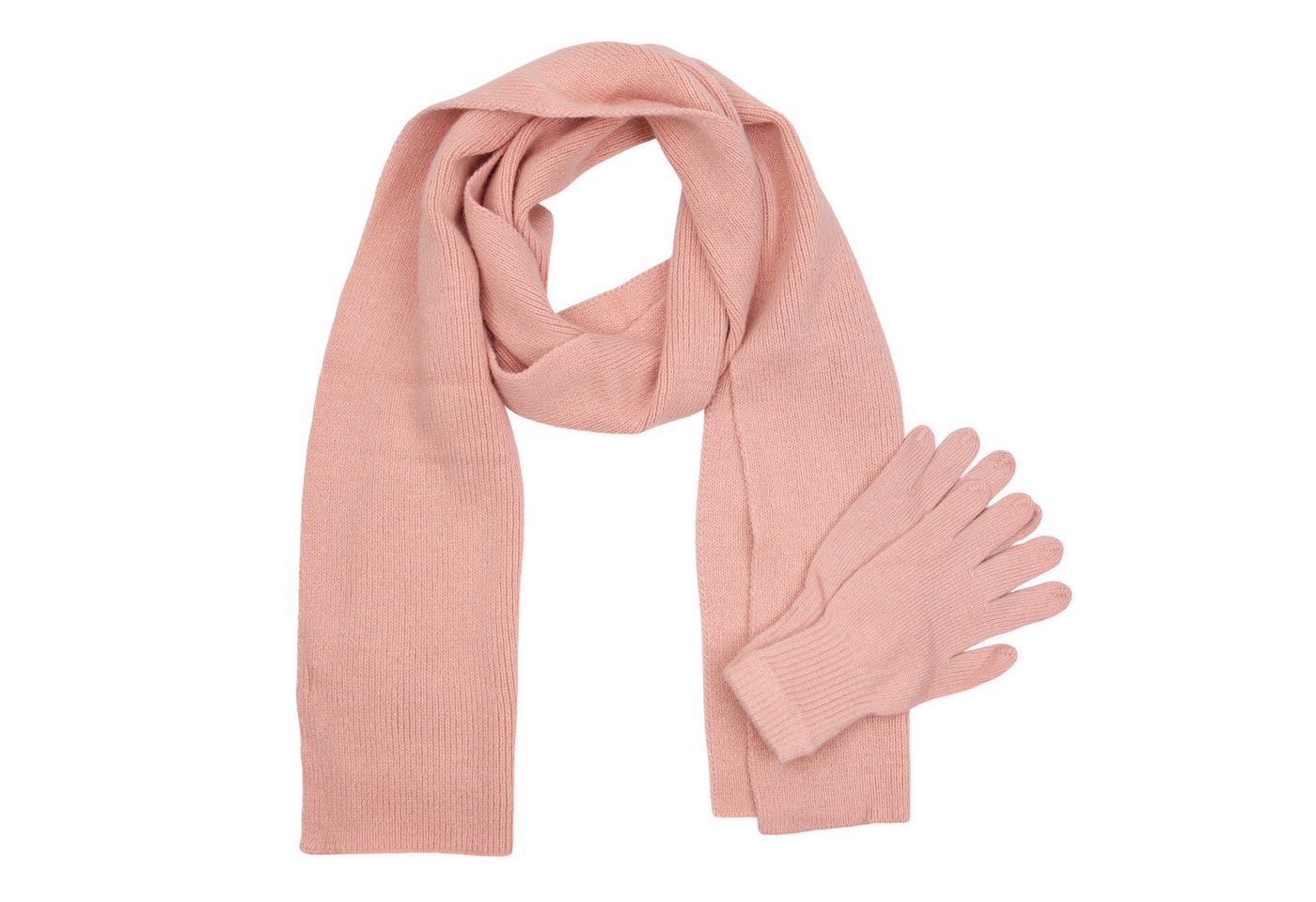 MIRROSI Strickschal Damen Schal Set mit Handschuhe 28x190cm, (1 Set (Schal + Handschuhe), Damen langes Halstuch mit Handschuhe von MIRROSI